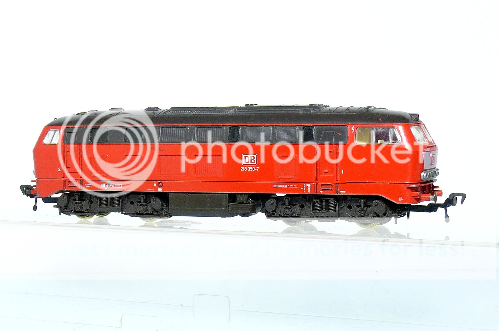 Fleischmann aus 6396 , Dummy Diesellok BR 218 der DB AG , orientrot