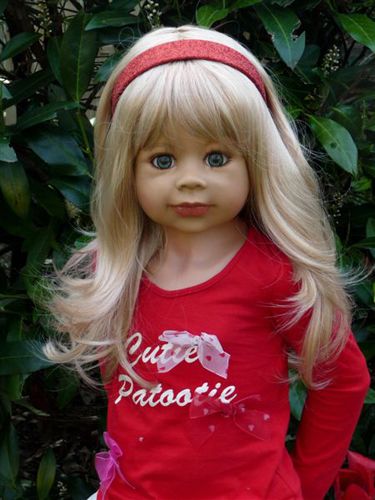Masterpiece Cutie Patootie Monika Levenig Doll 39" Blonde Vinyl 9 Joints