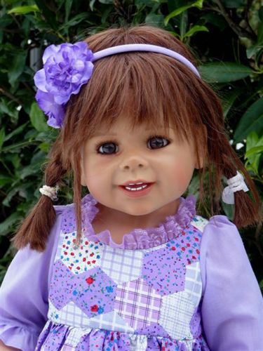 Masterpiece Daddy's Little Girl Monika Levenig Doll 34" Brunette All Vinyl