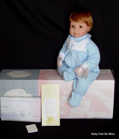 New in Box Lee Middleton Artist Studio Collection Brave 19" Boy Doll