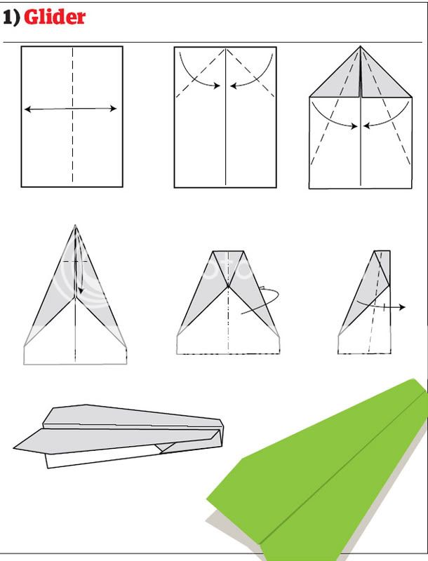 普通纸飞机怎么折?图片
