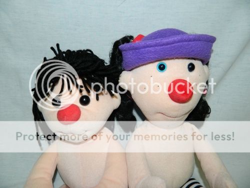 2002 The Big Comfy Couch Plush 20" Loonette 17" Molly Doll Stuffed Dolls Set