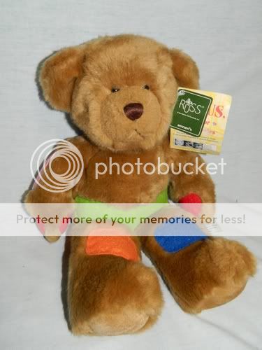 Russ Berrie Original Large 11" Rufus The Bear with Diabetes New w Tags Teddy