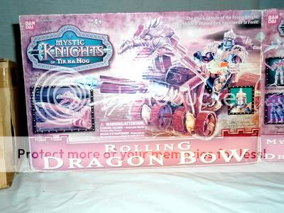 Bandai 1998 Mystic Knights of Tir Na Nog ROLLING DRAGON BOW attack 