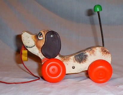 little snoopy pull toy