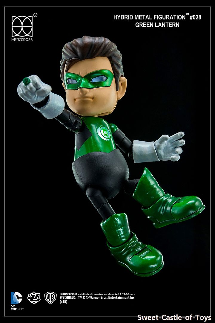 HMF#028 GREEN LANTERN Justice League Unlimited Die Cast Action Figure Herocross
