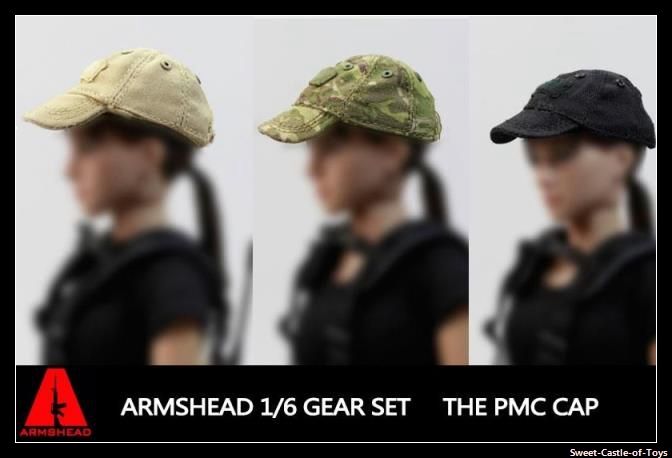 PMC Cap set Baseball Cap Gear set 1//6 Armshead Action Figure Accessory Set