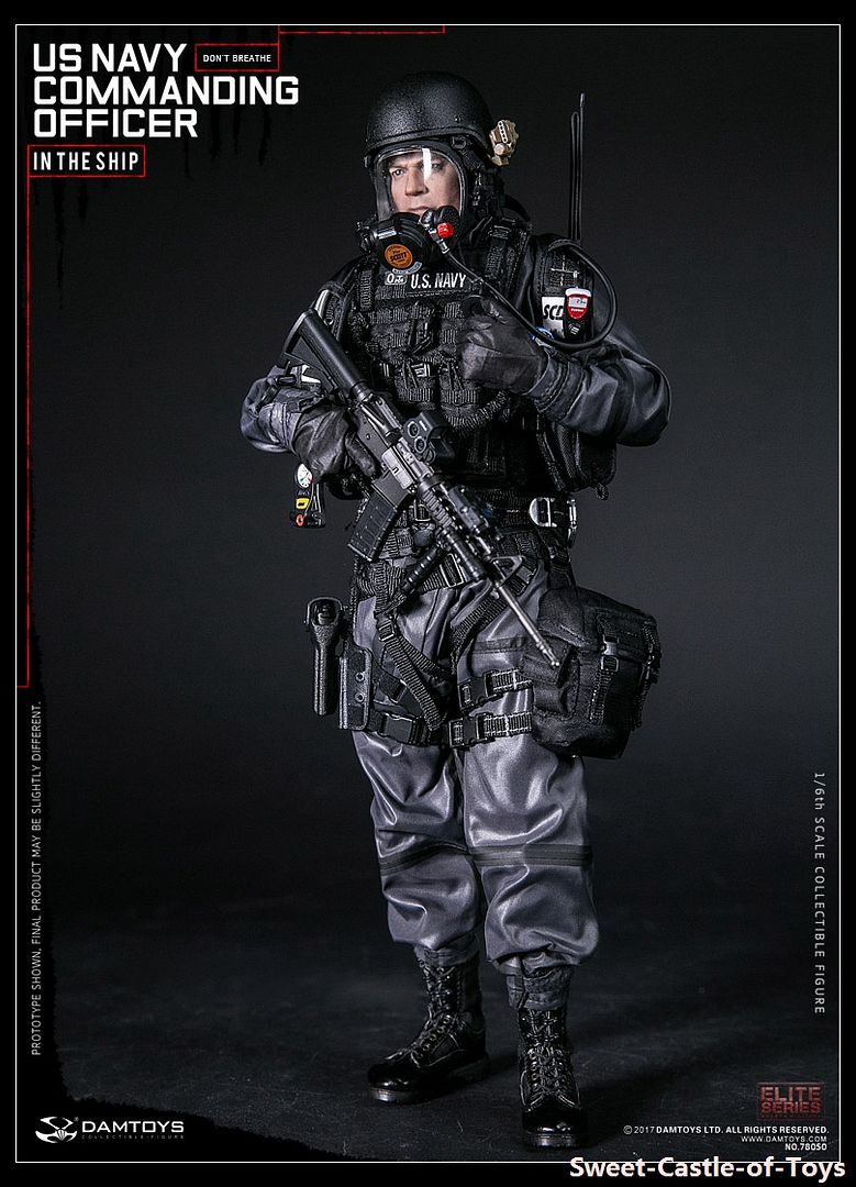 DAMTOYS 78050 1//6 Scale Navy Commanding Officer 12/" Action Figure Body Model