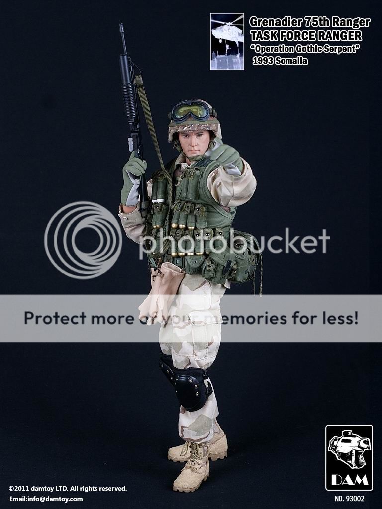 Dam Toy US Army Grenadier 75th Ranger 1993 Somalla  