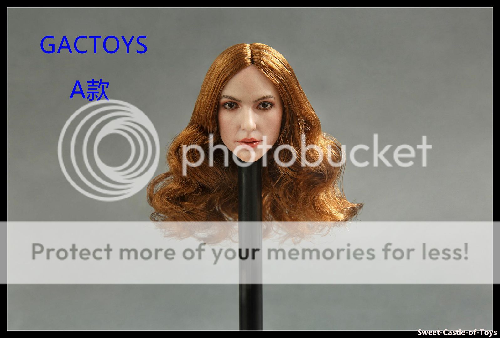 1//6 GACtoys Accessory Beauty Female Long Brown Hair Head Sculpt GC025 B Ver.