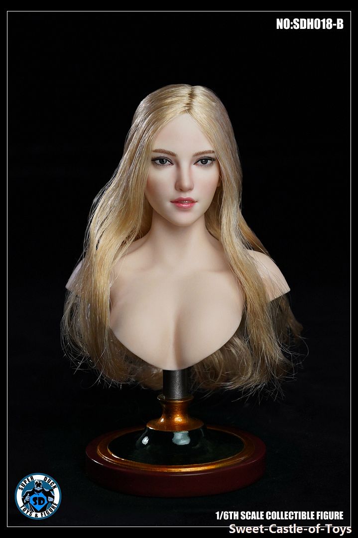 1//6 Super Duck Action Figure Female Head Sculpt SDH018-C For TBLeague Phicen