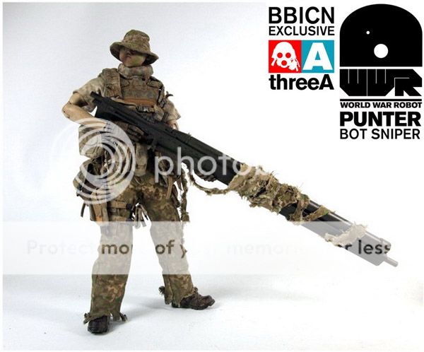 threeA Toy Ashley Wood WWR   Punter Bot Sniper BBICN Exclusive 